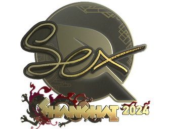 Sticker | dexter (Gold) | Shanghai 2024 image