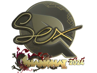 Sticker | dexter (Gold) | Shanghai 2024 image