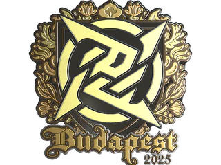 Sticker | Ninjas in Pyjamas (Gold) | Budapest 2025