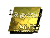 Sticker | freakazoid (Gold) | MLG Columbus 2016 image