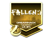 Sticker | FalleN (Gold) | Cluj-Napoca 2015 image