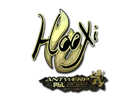 Sticker | HooXi (Gold) | Antwerp 2022 image