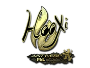 Sticker | HooXi (Gold) | Antwerp 2022 image