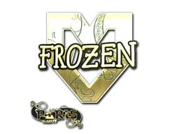 Sticker | frozen (Gold) | Paris 2023 image