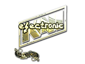 Sticker | electronic (Gold) | Paris 2023 image