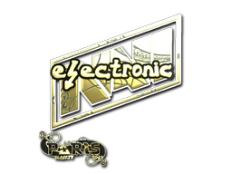 Sticker | electronic (Gold) | Paris 2023 image