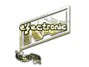 Sticker | electronic (Gold) | Paris 2023 image