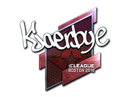Sticker | Kjaerbye (Foil) | Boston 2018 image
