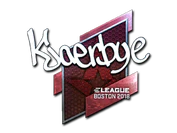Sticker | Kjaerbye (Foil) | Boston 2018 image