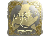 Sticker | MAJ3R (Gold) | Austin 2025 image