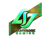 Sticker | Counter Logic Gaming (Gold) | Katowice 2015 image