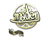 Sticker | maden (Gold) | Paris 2023 image