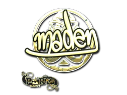Sticker | maden (Gold) | Paris 2023 image