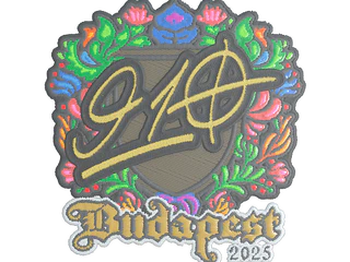 Sticker | 910 (Embroidered) | Budapest 2025