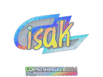 Sticker | isak (Holo) | Copenhagen 2024 image