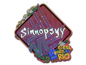 Sticker | sinnopsyy (Glitter) | Rio 2022 image