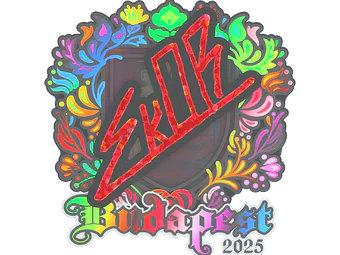 Sticker | sk0R (Holo) | Budapest 2025 image