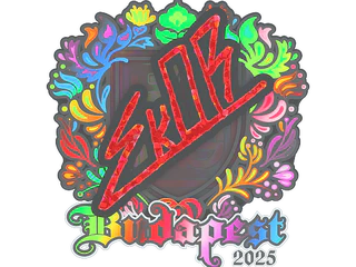 Sticker | sk0R (Holo) | Budapest 2025