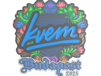 Sticker | Kvem (Embroidered) | Budapest 2025 image