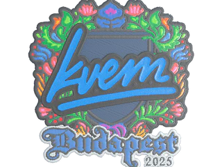 Sticker | Kvem (Embroidered) | Budapest 2025
