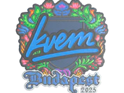 Sticker | Kvem (Embroidered) | Budapest 2025 image