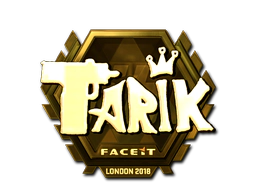 Sticker | tarik (Gold) | London 2018 image