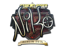 Sticker | NiKo (Gold) | Berlin 2019 image