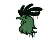 Sealed Graffiti | Cocky (Jungle Green) image