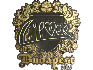 Sticker | Cypher (Gold) | Budapest 2025