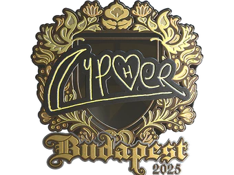 Sticker | Cypher (Gold) | Budapest 2025 image