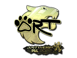 Sticker | arT (Gold) | Antwerp 2022 image