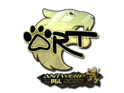 Sticker | arT (Gold) | Antwerp 2022 image