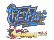 Sticker | FL4MUS (Holo) | Shanghai 2024 image