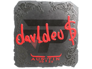 Sticker | dav1deuS (Foil) | Austin 2025