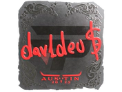 Sticker | dav1deuS (Foil) | Austin 2025 image