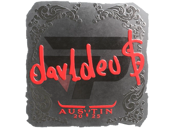 Sticker | dav1deuS (Foil) | Austin 2025 image
