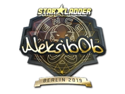 Sticker | Aleksib (Gold) | Berlin 2019 image