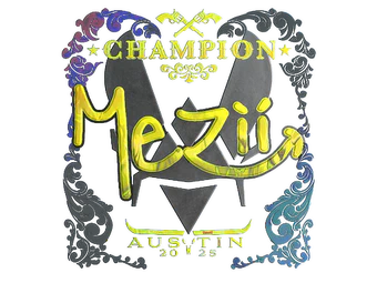 Sticker | mezii (Holo, Champion) | Austin 2025 image