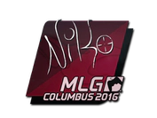 Sticker | NiKo | MLG Columbus 2016 image