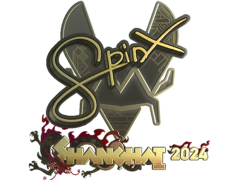 Sticker | Spinx (Gold) | Shanghai 2024 image