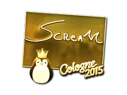 Sticker | ScreaM (Gold) | Cologne 2015 image