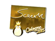Sticker | ScreaM (Gold) | Cologne 2015 image