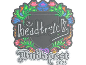 Sticker | headtr1ck (Embroidered) | Budapest 2025 image