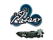 Sticker | nafany (Glitter) | Antwerp 2022 image