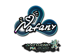 Sticker | nafany (Glitter) | Antwerp 2022 image