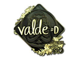 Sticker | v4lde (Gold) | Rio 2022 image