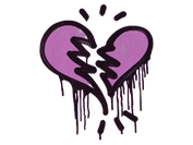 Sealed Graffiti | Broken Heart (Bazooka Pink) image