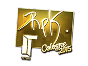 Sticker | RpK (Gold) | Cologne 2015 image