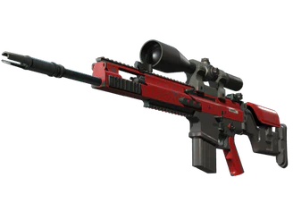 SCAR-20 | Crimson Web image