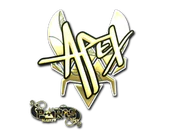 Sticker | apEX (Gold) | Paris 2023 image